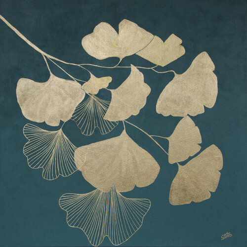 Golden ginkgo leaves Svetlana Saratova