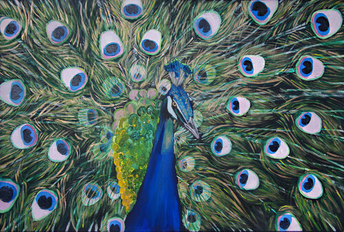 Peacock von Svetlana Saratova, Malerei kaufen auf Singulart