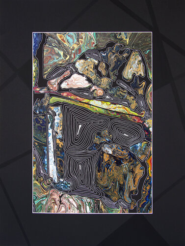 Collagen auf Karton, 80x60 cm by Svetlana Saratova, Work on Paper for Sale on Singulart