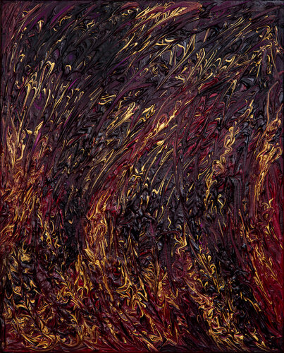 Fire. Abstraction. di Svetlana Saratova, Pittura in vendita su Singulart