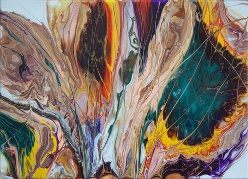 Kaleidoscope 2, Abstraction von Svetlana Saratova, Malerei kaufen auf Singulart