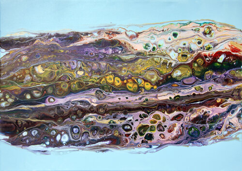 Kaleidoscope 3, Abstraction di Svetlana Saratova, Pittura in vendita su Singulart