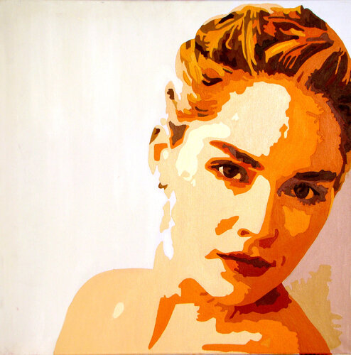 Sharon Stone (Сelebrity) van Svetlana Saratova, Schilderij te koop op Singulart