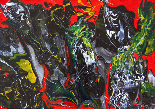 Passion, abstraction, acrylic Svetlana Saratova