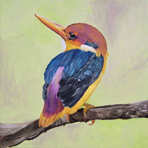 Bright bird von Svetlana Saratova, Malerei kaufen auf Singulart