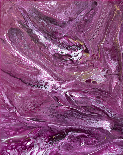 Magent white abstraction. van Svetlana Saratova, Schilderij te koop op Singulart