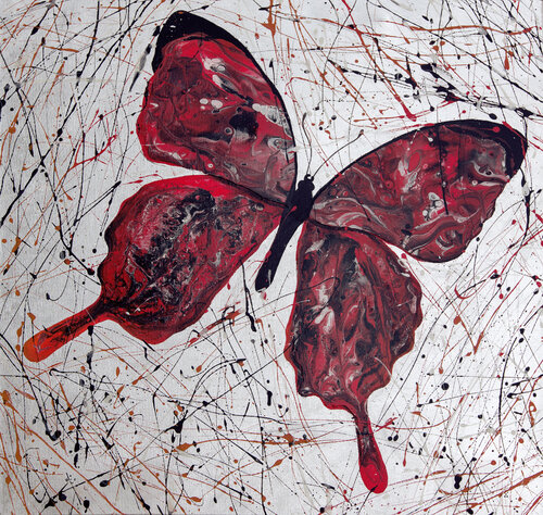 Butterfly Carmen. von Svetlana Saratova, Malerei kaufen auf Singulart