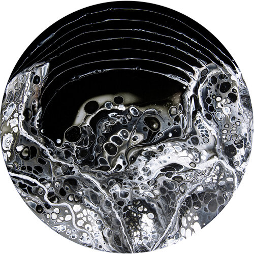 Black and white abstraction. Svetlana Saratova