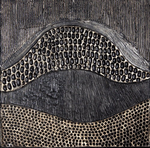 Black and gold. Abstraction. 1 Svetlana Saratova