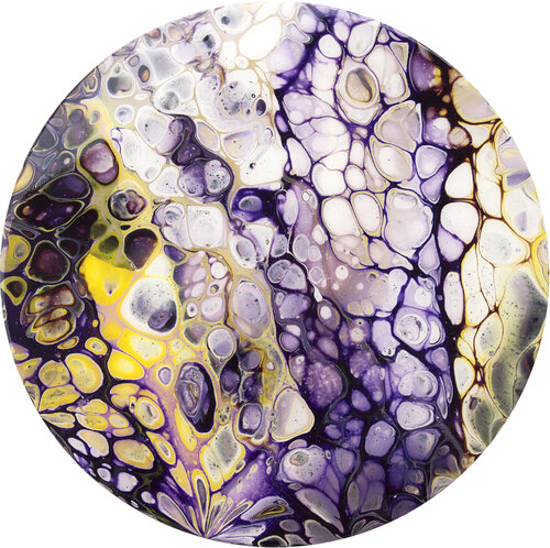 Lilac-yellow circles. 1 de Svetlana Saratova, Otros medios a la venta en Singulart
