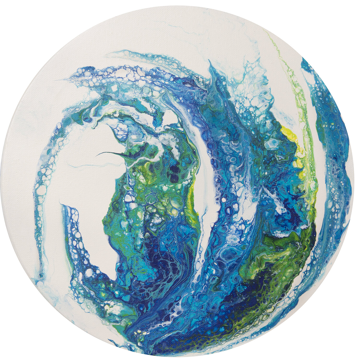 Abstract blue wave 2 Svetlana Saratova