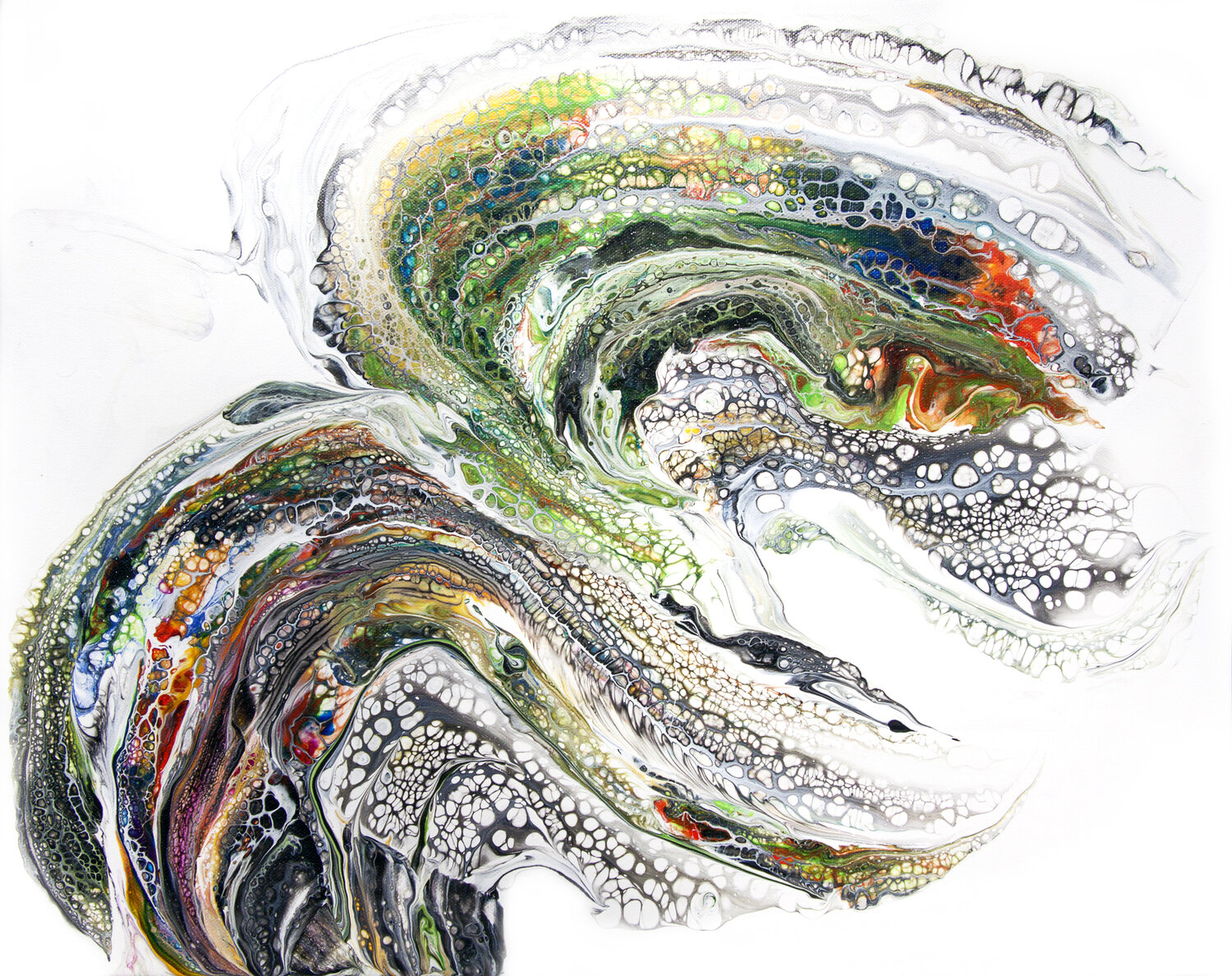 Stream. Color abstraction Svetlana Saratova