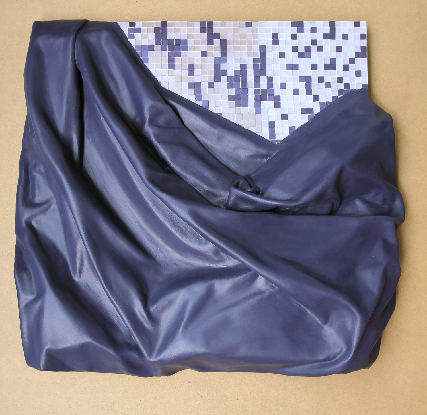 Blue Mosaic, 3D abstraction Svetlana Saratova Dipinto originale in vendita