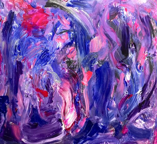 Violet Flame von Pablo Contrisciani, Malerei kaufen auf Singulart
