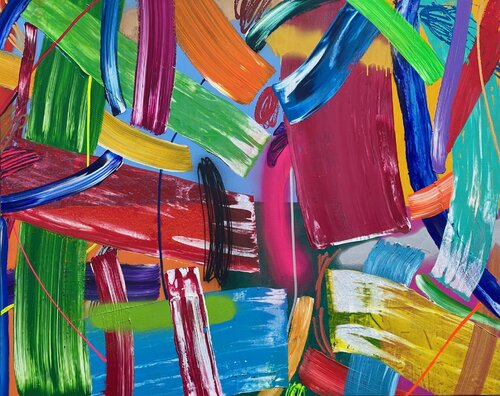 Experiencing Unlimitation di Pablo Contrisciani, Pittura in vendita su Singulart