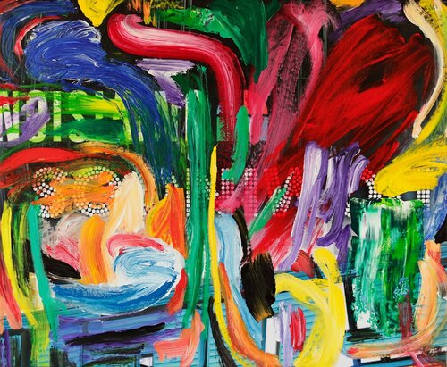 Fleshy Start di Pablo Contrisciani, Pittura in vendita su Singulart