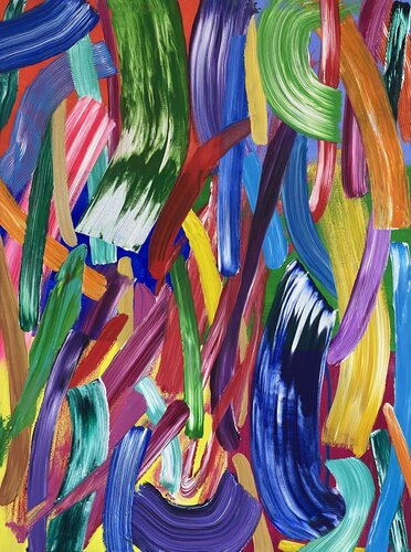Virtues downloading di Pablo Contrisciani, Pittura in vendita su Singulart