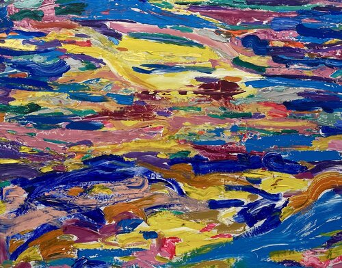 The Ocean and Me di Pablo Contrisciani, Pittura in vendita su Singulart