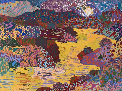 Landscape with River Pablo Contrisciani