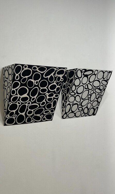 Ying - Yang -Pair Symmetrical Black & White II Pablo Contrisciani