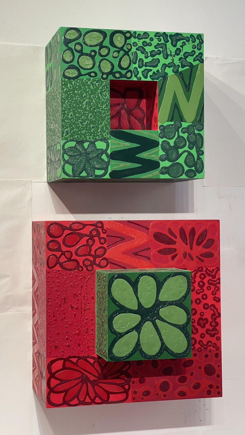 Ying -Yang -Red -Green Pablo Contrisciani