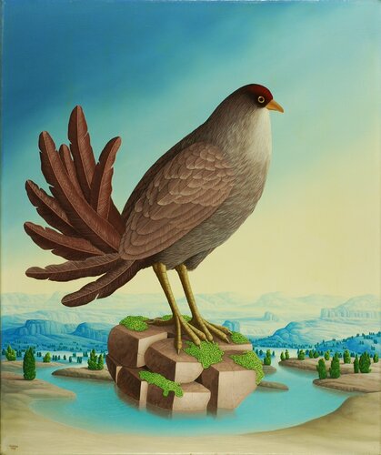 Der Flussvogel de Siegbert Hahn, Pintura a la venta en Singulart