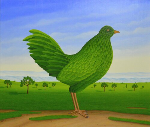Sommervogel [2] di Siegbert Hahn, Pittura in vendita su Singulart