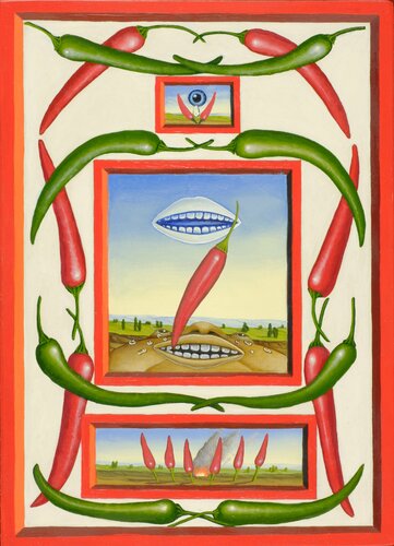 Himmel und Erde mögen Chili by Siegbert Hahn, 회화 for Sale on Singulart