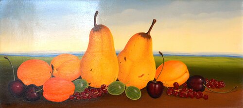 Obst-Stilleben [2] by Siegbert Hahn, 회화 for Sale on Singulart