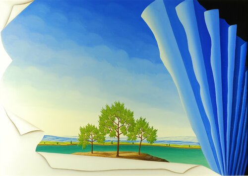 Die vielen Wirklichkeiten di Siegbert Hahn, Pittura in vendita su Singulart