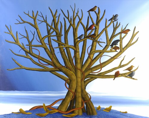 Was wird werden? van Siegbert Hahn, Schilderij te koop op Singulart