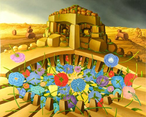 Das Blütenmaul de Siegbert Hahn, Pintura a la venta en Singulart