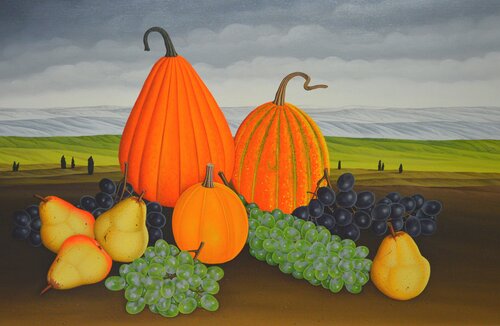 Früchte des Herbst by Siegbert Hahn, 회화 for Sale on Singulart