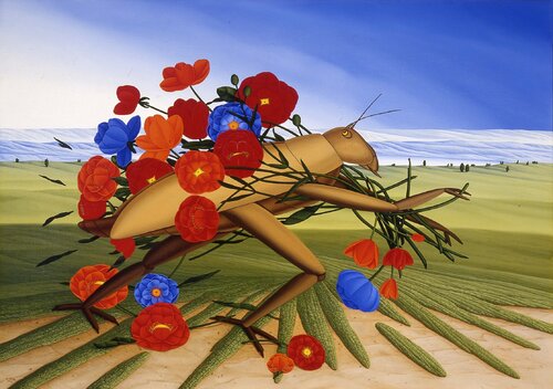 Blütenräuber van Siegbert Hahn, Schilderij te koop op Singulart