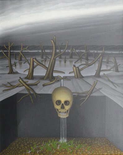 Der Tod erhält das Leben von Siegbert Hahn, Malerei kaufen auf Singulart