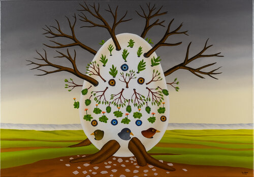 Für die Landschaft von Siegbert Hahn, Malerei kaufen auf Singulart