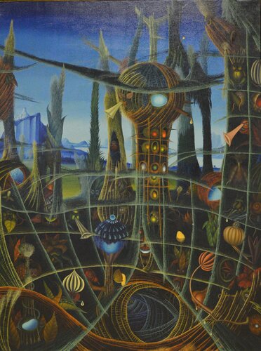 Im Garten der Fruchtbarkeit van Siegbert Hahn, Schilderij te koop op Singulart