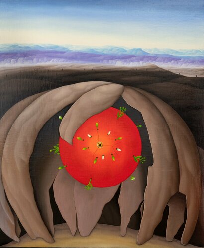 Das Leben wagt es di Siegbert Hahn, Pittura in vendita su Singulart