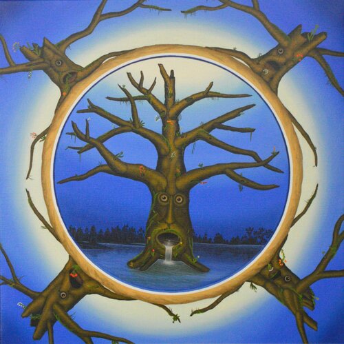 Ein alter Baum von Siegbert Hahn, Malerei kaufen auf Singulart