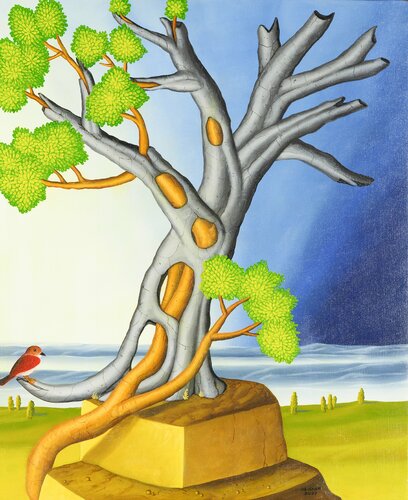 Vergehen und Werden par Siegbert Hahn, Peinture en vente sur Singulart