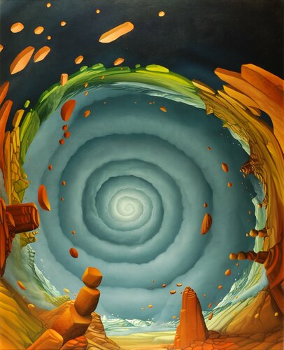 Grosser Wirbel di Siegbert Hahn, Pittura in vendita su Singulart