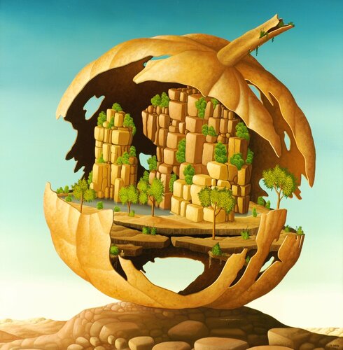 Die Erdfrucht van Siegbert Hahn, Schilderij te koop op Singulart