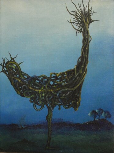 Der Wurzelvogel [1] von Siegbert Hahn, Malerei kaufen auf Singulart