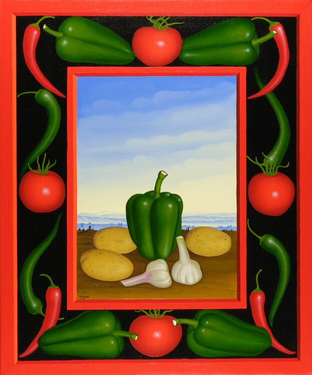 Stilleben mit Paprika Siegbert Hahn