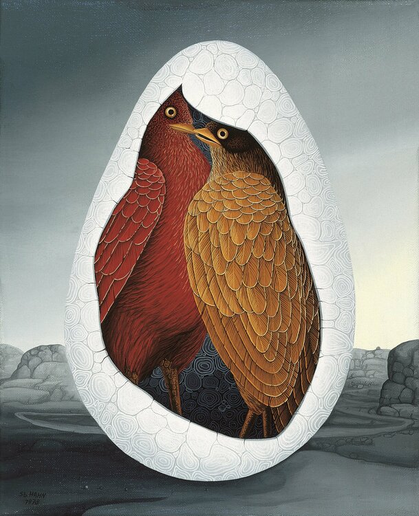 Zwei im Ei Siegbert Hahn