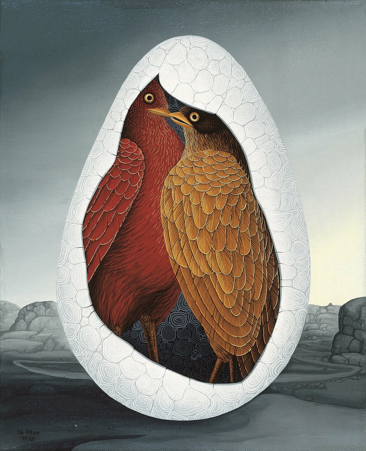 Zwei im Ei Siegbert Hahn