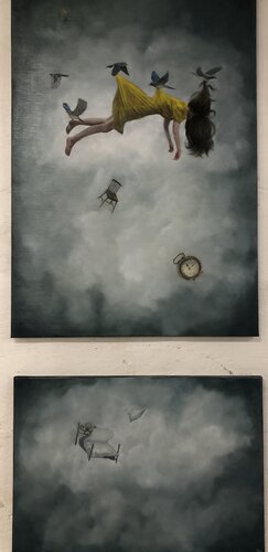 A Dream is a Wish your Heart Makes by Behnaz Larsen, 油畫 for Sale on Singulart