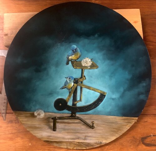 Letter Scale II van Behnaz Larsen, Schilderij te koop op Singulart