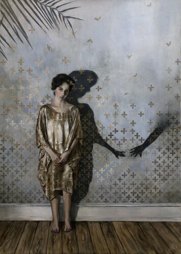 Longing.. by Behnaz Larsen, 油畫 for Sale on Singulart