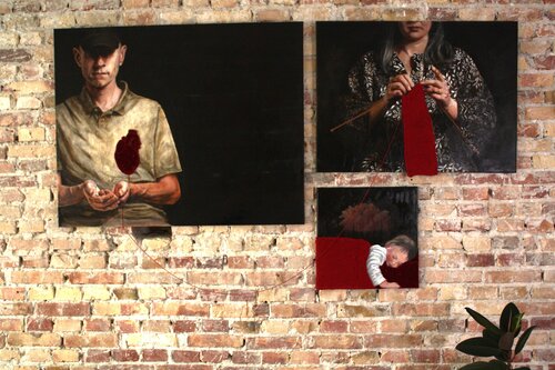 Love by Behnaz Larsen, 油畫 for Sale on Singulart